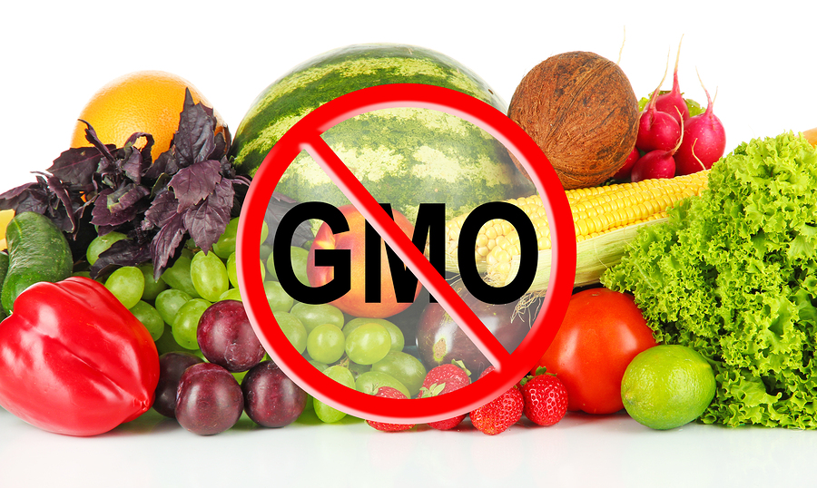 Fresh vegetables and fruits without gmo